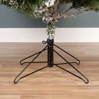 Kunstkerstboom Imperial pine snowy h240 cm dia 133 cm groen/wit Everlands - Everlands - thumbnail