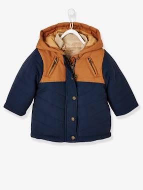 3-in-1-parka voor jongensbaby met afneembaar vest inkt
