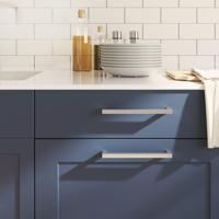 VidaXL Handvatten 10 st 192 mm roestvrij staal zilverkleurig - thumbnail