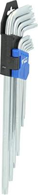 Brilliant Tools BT044019 Haakse schroevendraaierset T 10, T 15, T 20, T 25, T 27, T 30, T 40, T 45, T 50 9-delig