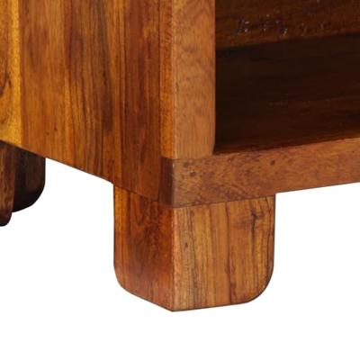 Schoenenbank Multikleur 100 x 35 x 45 cm Massief acaciahout