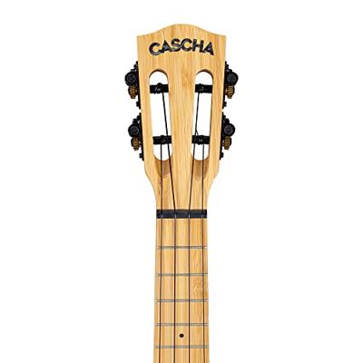 Cascha HH 2313E Bamboo Natural E/A concert ukelele set - thumbnail