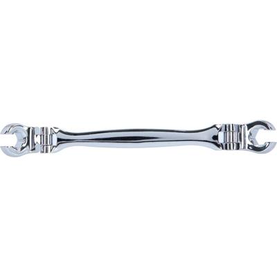 KSTOOLS® 518.0527 Open dubbele ringsleutel, met dubbele scharnier, 8x9 mm