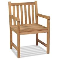 VidaXL Tuinstoelen 2 st massief teakhout - thumbnail