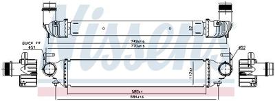 Intercooler, inlaatluchtkoeler 96166 Intercooler, inlaatluchtkoeler 96166