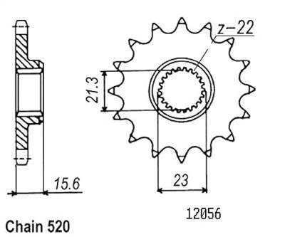 ESJOT Sprocket 520 15z standard