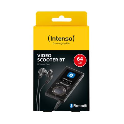Intenso Intenso MP3 Videoplayer 64GB Music Walker MP3-speler 64 GB Zwart Bluetooth
