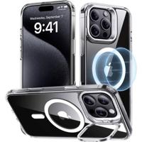 ESR Classic Hybrid HaloLock Case + Stash Stand Backcover Apple iPhone 16 Pro Max Transparant MagSafe compatible - thumbnail