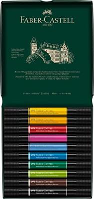 Faber Castell Tekenstift Pitt Artist Pen duo marker - etui a 10 stuks