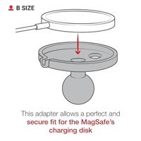 RAM-MOUNT MagSafe RAP-B-202-AP-MAGU Adapter voor iPhone 12, Pro en Max - thumbnail