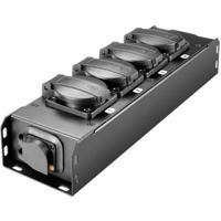Adam Hall PROPORT 4T 4-weg verdeeldoos met powerconnectors - thumbnail
