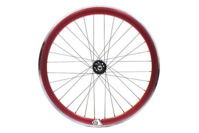 Origin8 Fixed Gear Achterwiel - Rood ADZ Origin8 Fixed Gear Achterwiel - Rood ADZ