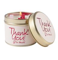 Lily Flame Geurkaars in blik thank you - thumbnail