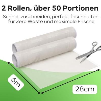 Profi Cook 8910155 2x folierollen 28 cm x 6 m.