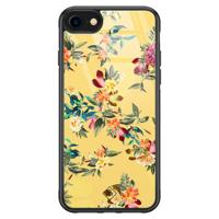 iPhone SE 2020 glazen hardcase - Florals for days - thumbnail