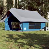VidaXL Tent 5-persoons waterdicht blauw - thumbnail
