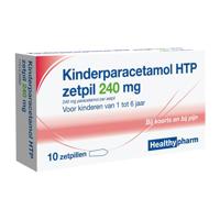 Healthypharm Kinderparacetamol HTP Zetpil 240mg - thumbnail