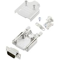 TRU COMPONENTS TCMHDM09HDP15K 7709220 D-sub male connectorset 180 ° Aantal polen: 15 Soldeerkelk 1 stuk(s) - thumbnail