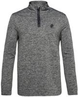 Protest Will 44287 Zip Top Heren Fleece Dark Grey Melee XXXL - thumbnail