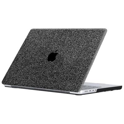 Lunso MacBook Pro 16 inch M1/M2 (2021-2023) cover hoes - case - Glitter Zwart Lunso MacBook Pro 16 inch M1/M2 (2021-2023) cover hoes - case - Glitter Zwart