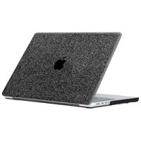 Lunso MacBook Pro 16 inch M1/M2 (2021-2023) cover hoes - case - Glitter Zwart - thumbnail