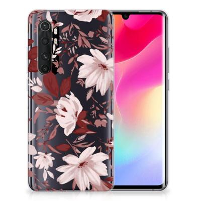Smartphone hoesje Xiaomi Mi Note 10 Lite Watercolor Flowers