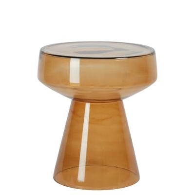 Light & Living Bijzettafel 'Dakwa' Ø37cm, kleur Okergeel