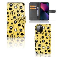 Telefoonhoesje met Naam iPhone 13 Mini Punk Geel - thumbnail
