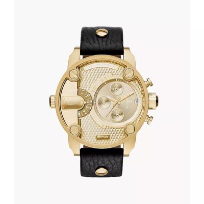 Diesel heren zwart lederen DZ7363 quartz horloge Diesel heren zwart lederen DZ7363 quartz horloge
