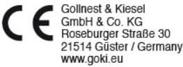 Goki retro loopauto zwart
