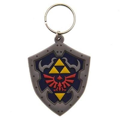 The Legend of Zelda - Hylian Shield Rubber Keychain