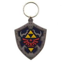 The Legend of Zelda - Hylian Shield Rubber Keychain - thumbnail