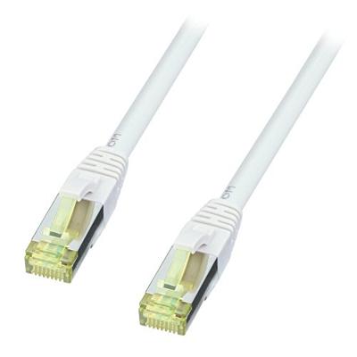 LINDY 47263 RJ45 Netwerkkabel, patchkabel CAT 6a (losse kabel CAT 7) S/FTP 1.50 m Grijs Snagless 1 stuk(s)