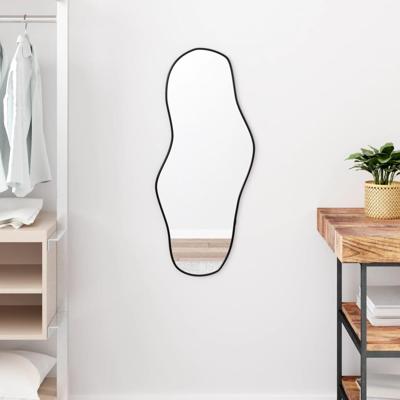 VidaXL Wandspiegel 80x35 cm zwart VidaXL Wandspiegel 80x35 cm zwart