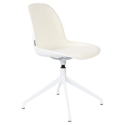 Zuiver Albert Kuip eetkamerstoel swivel gestoffeerd Taupe Zuiver Albert Kuip eetkamerstoel swivel gestoffeerd Taupe
