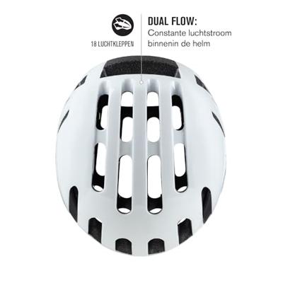 Buzaglo Catlike urban helm kompact&apos;o ii maat l glans wit