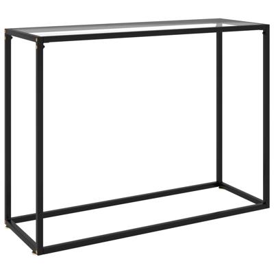 VidaXL Wandtafel 100x35x75 cm gehard glas transparant VidaXL Wandtafel 100x35x75 cm gehard glas transparant