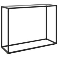 VidaXL Wandtafel 100x35x75 cm gehard glas transparant - thumbnail