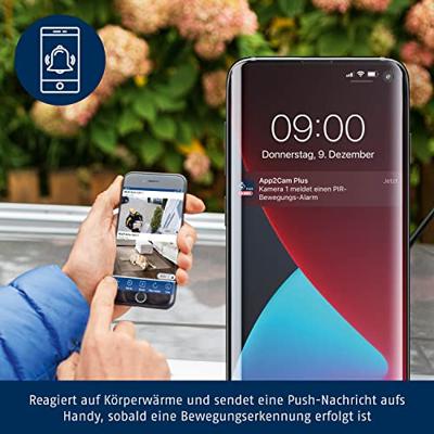 ABUS Akku Cam PPIC90520B IP-Extra camera WiFi 1920 x 1080 Pixel