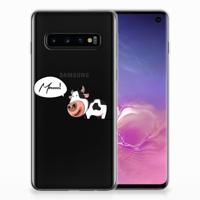 Samsung Galaxy S10 Telefoonhoesje met Naam Cow - thumbnail