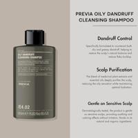 Previa Natural Haircare Extra Life Oily Dandruff Cleansing Shampoo 350ml - thumbnail