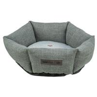 Trixie hondenmand viviana rond blauwgrijs - thumbnail