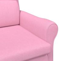 Fauteuil Roze 76 x 94 x 102 cm Stof - thumbnail