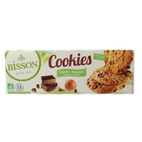 Bisson Choco hazelnoot cookies bio 175 Gram - thumbnail