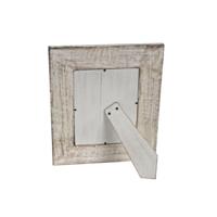 Fotolijsten Home ESPRIT Wit Natuurlijk Kristal Mangohout Indiaas 26,5 x 2 x 31,5 cm - thumbnail