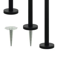 Eglo Staande buitenlampSirmione 220cm zwart met goud - 97288 - thumbnail