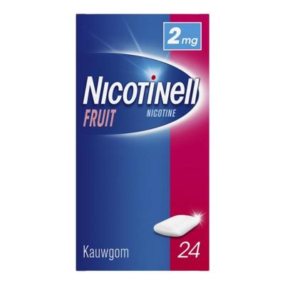 Nicotinell Kauwgom Fruit 2 mg - voor stoppen met roken Nicotinell Kauwgom Fruit 2 mg - voor stoppen met roken