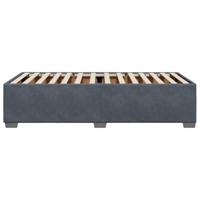 Bedframe zonder matras 90x200 cm fluweel donkergrijs - thumbnail