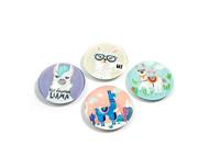 Trendform Magnet Eye - Llama - set van 4 verschillende - thumbnail