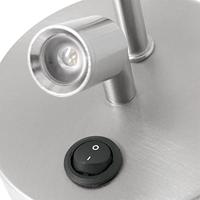 Mexlite Wandlamp noor 1562st staal - thumbnail